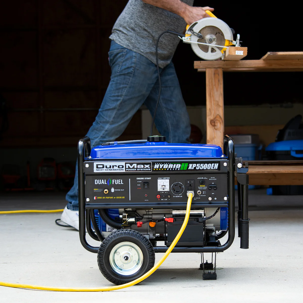 5,500 Watt Dual Fuel Portable Generator - Image 6