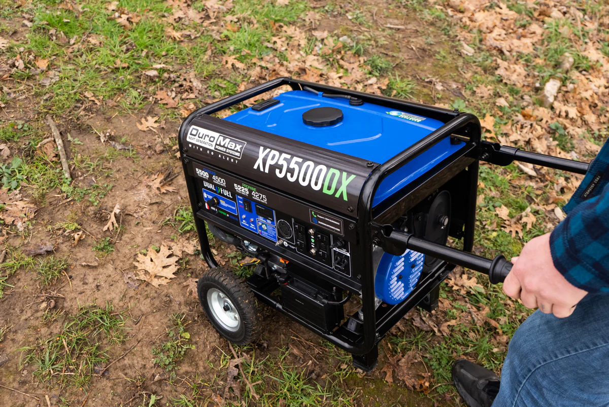 5,500 Watt Dual Fuel Portable Generator w/ CO Alert - Image 19