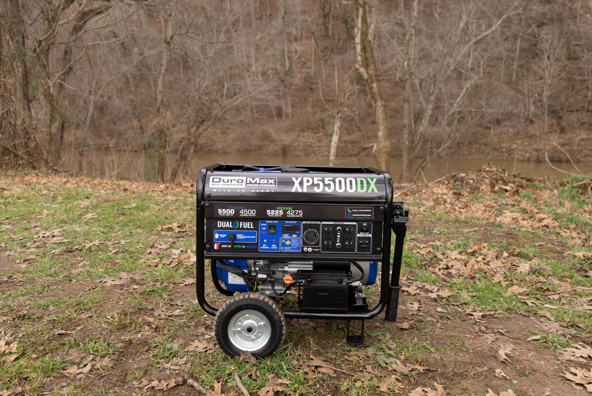 5,500 Watt Dual Fuel Portable Generator w/ CO Alert - Image 25