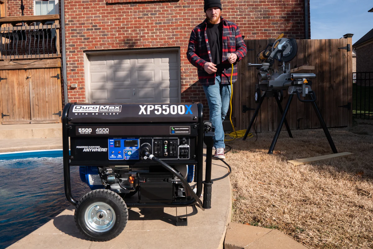 5,500 Watt Gasoline Portable Generator w/ CO Alert - Image 19