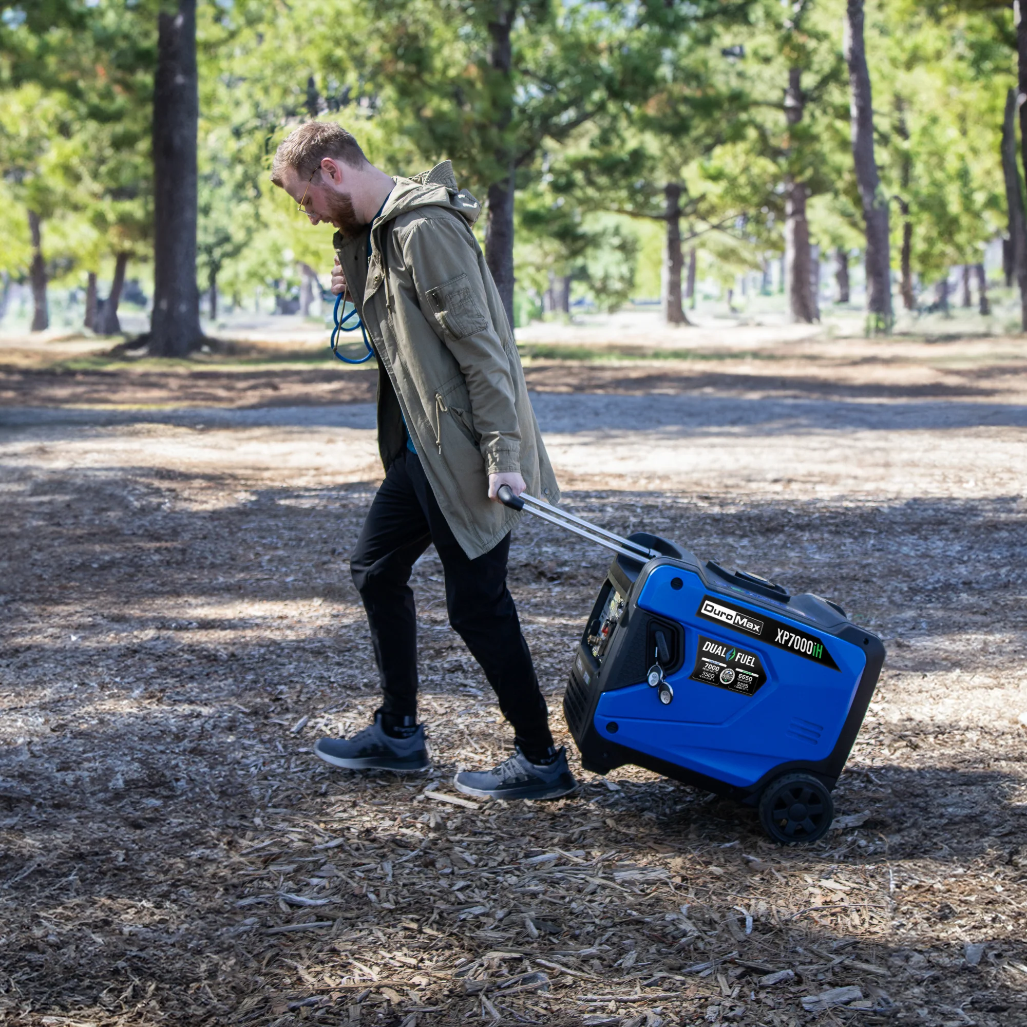 7,000 Watt Portable Dual Fuel Inverter Generator - Quiet, Low THD - Image 10