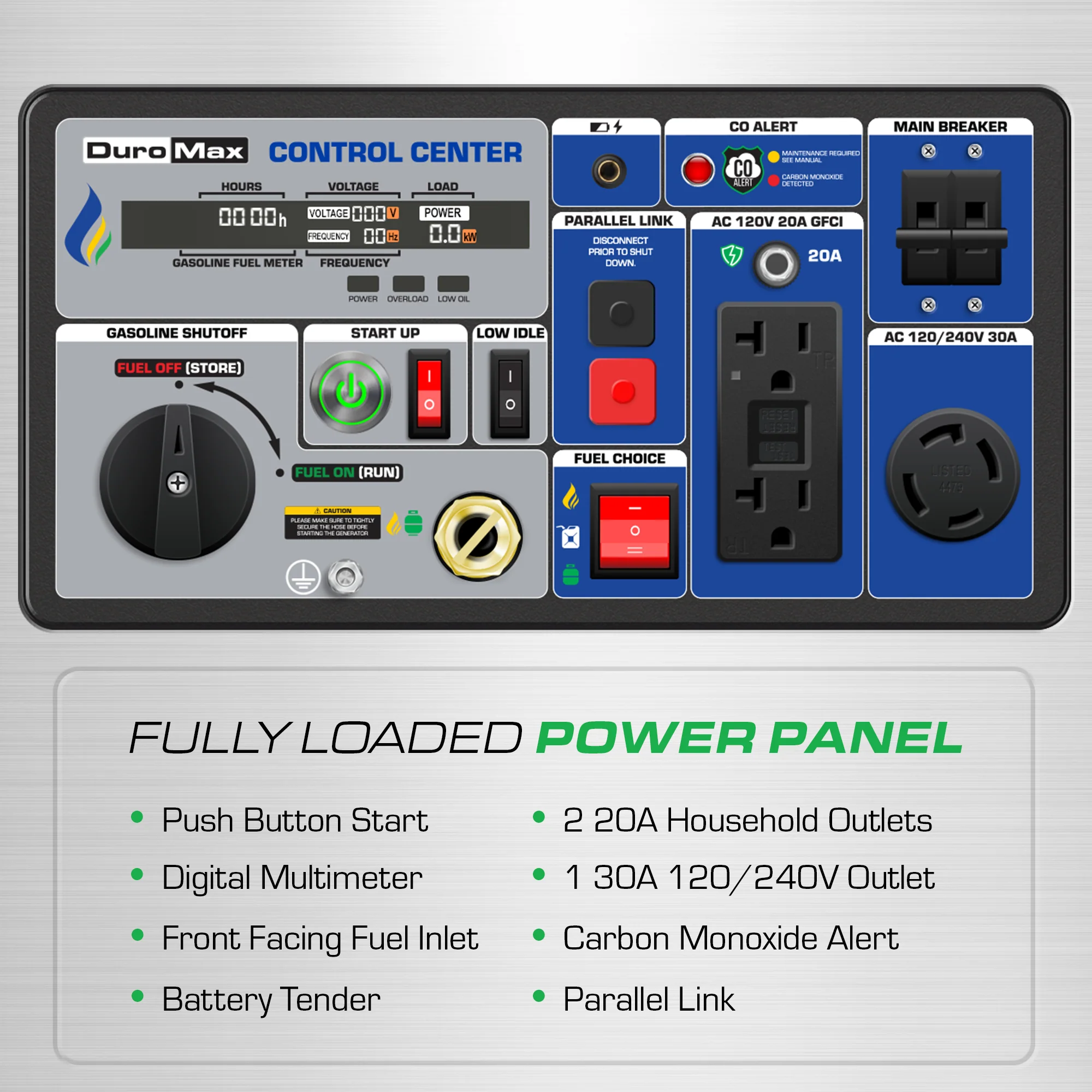 7,000 Watt Portable Tri Fuel Inverter Generator - Quiet, Low THD - Image 5