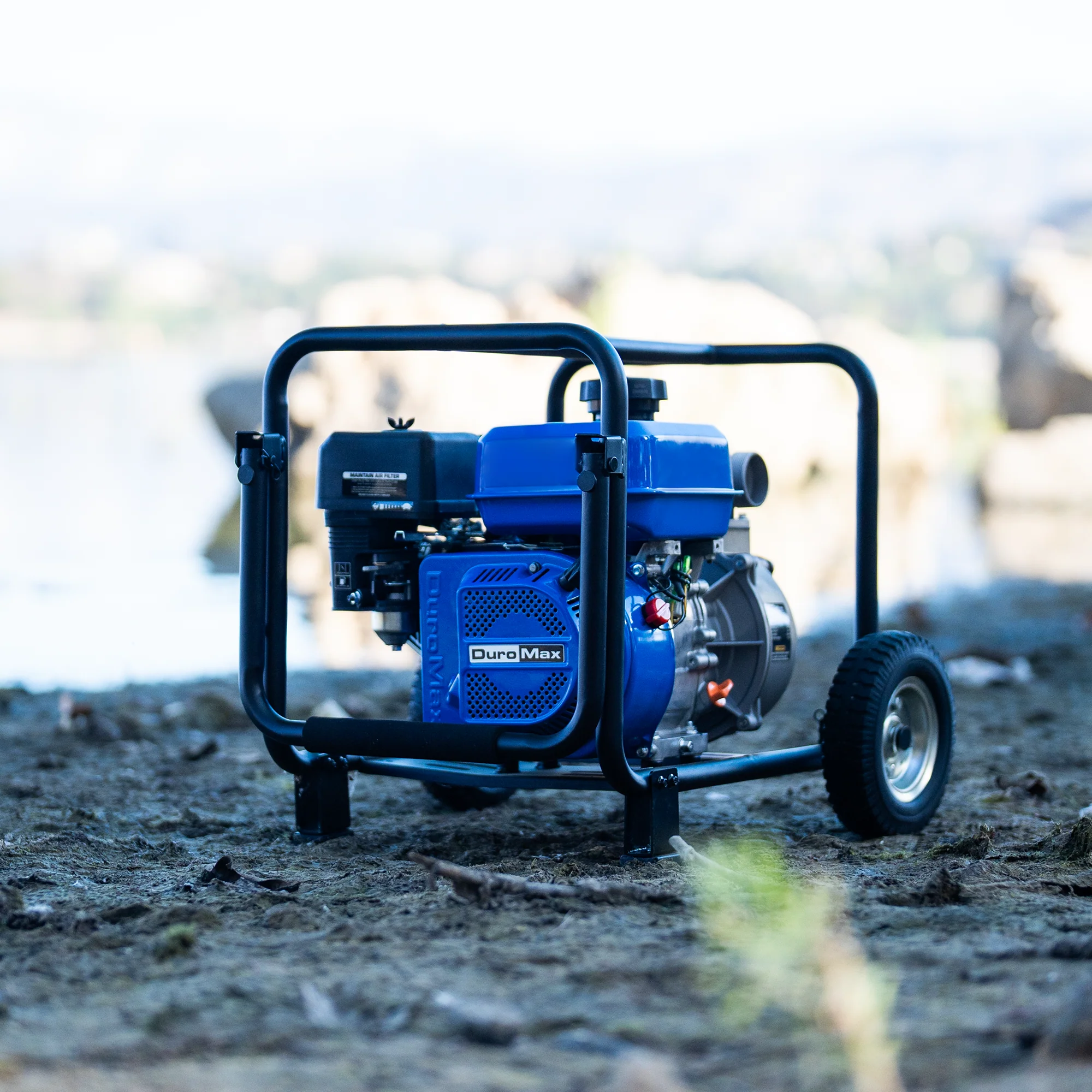 208cc 3/4-Inch Shaft Recoil Start Gasoline Engine - Image 8