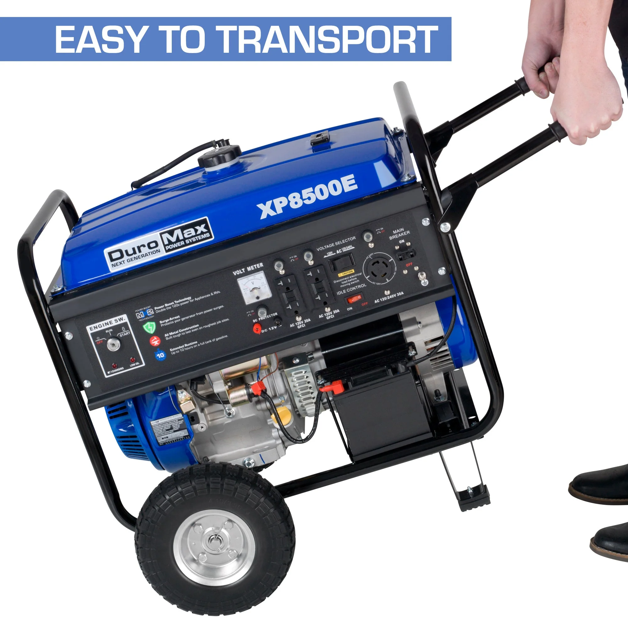 8,500 Watt Gasoline Portable Generator - Image 6