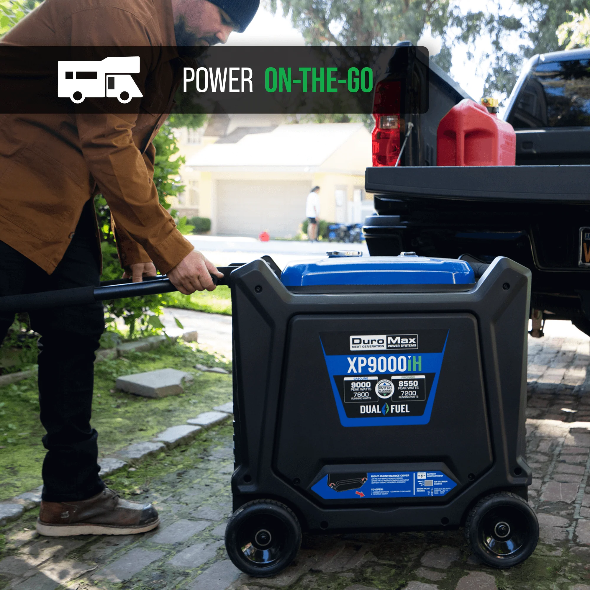 9,000 Watt Portable Dual Fuel Inverter Generator - Quiet, Low THD - Image 12