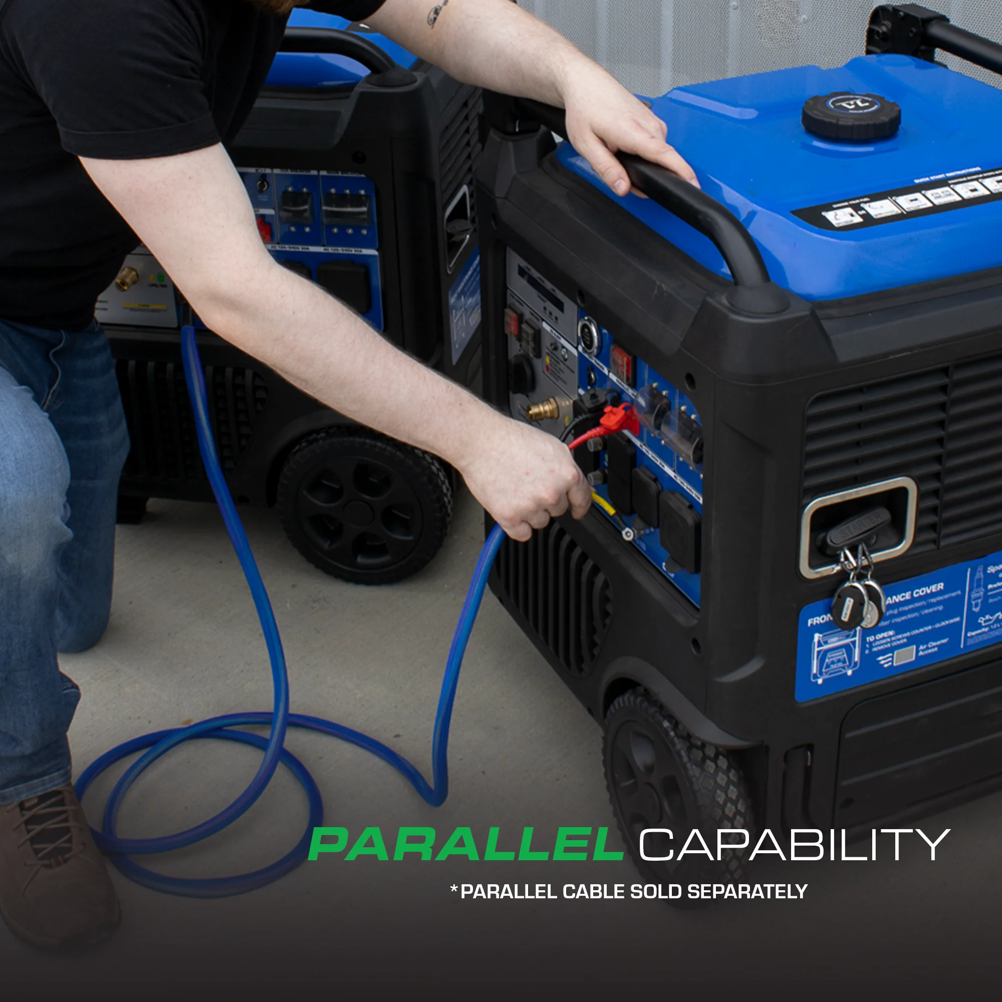 9,500 Watt Portable Tri Fuel Inverter Generator - Quiet, Low THD - Image 13