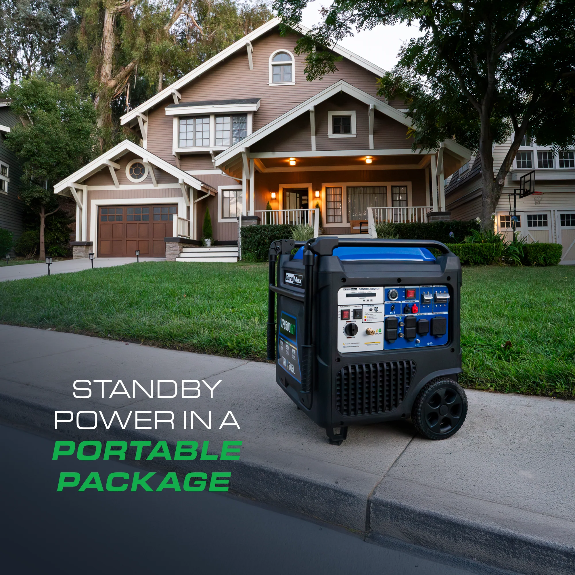 9,500 Watt Portable Tri Fuel Inverter Generator - Quiet, Low THD - Image 9