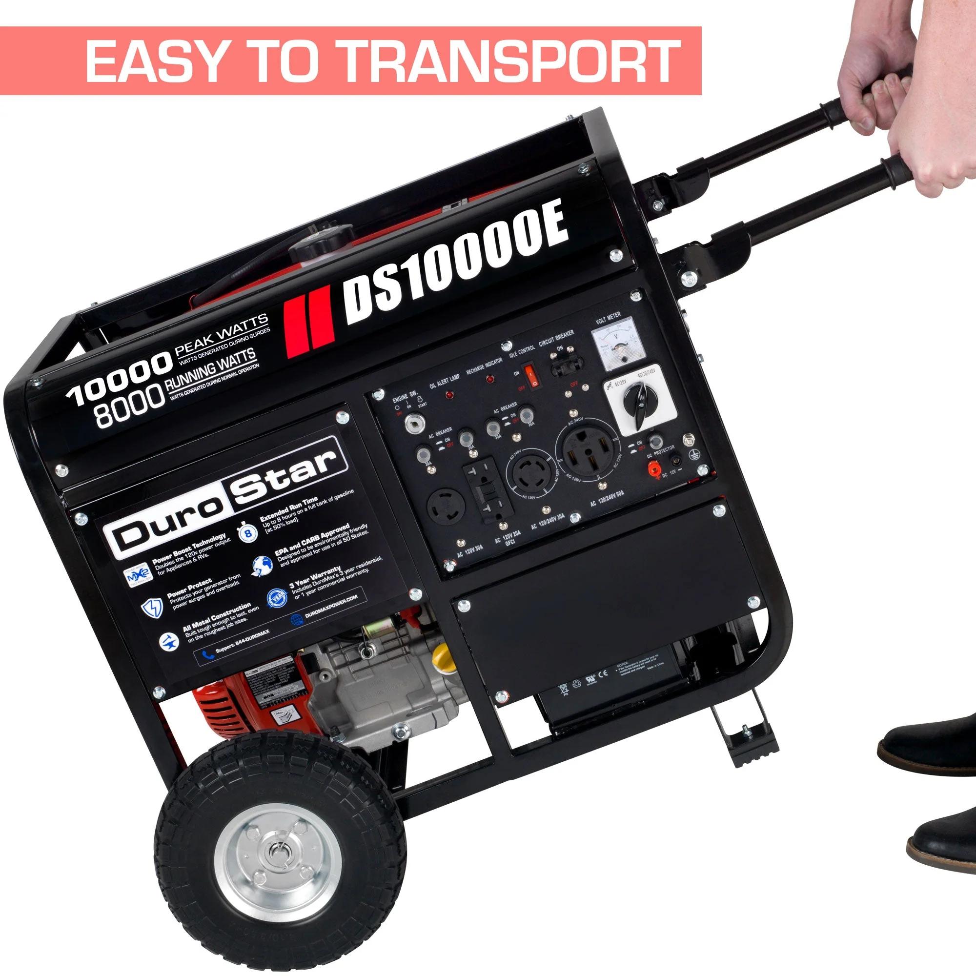 10,000 Watt Gasoline Portable Generator - Image 6