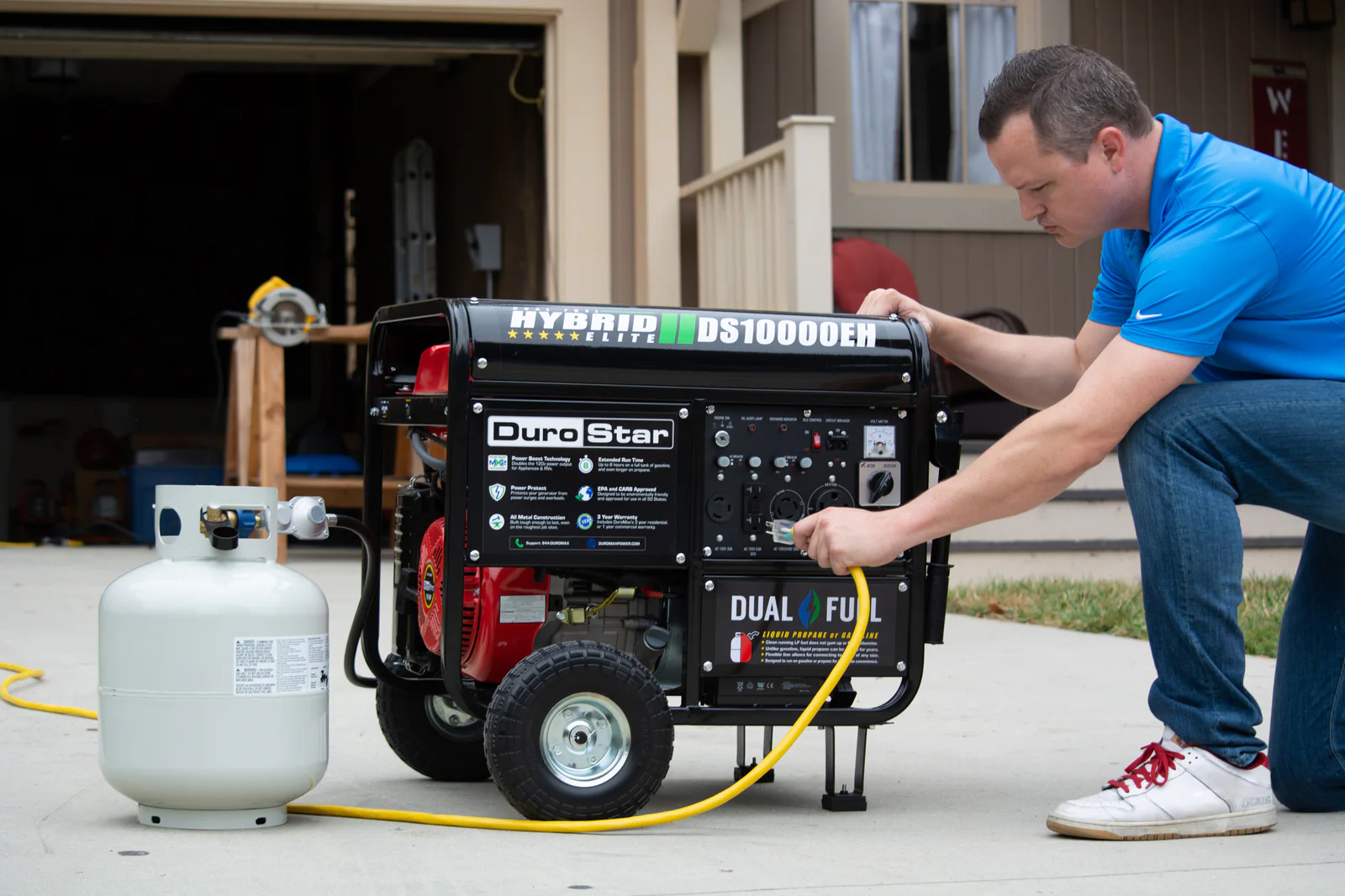 10,000 Watt Dual Fuel Portable Generator - Image 10