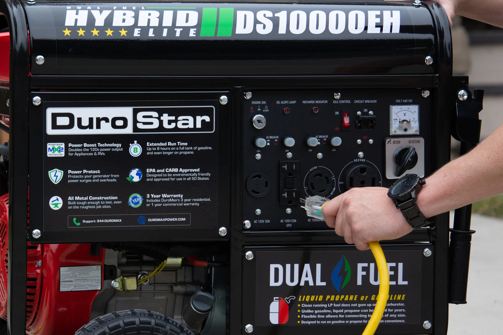 10,000 Watt Dual Fuel Portable Generator - Image 11