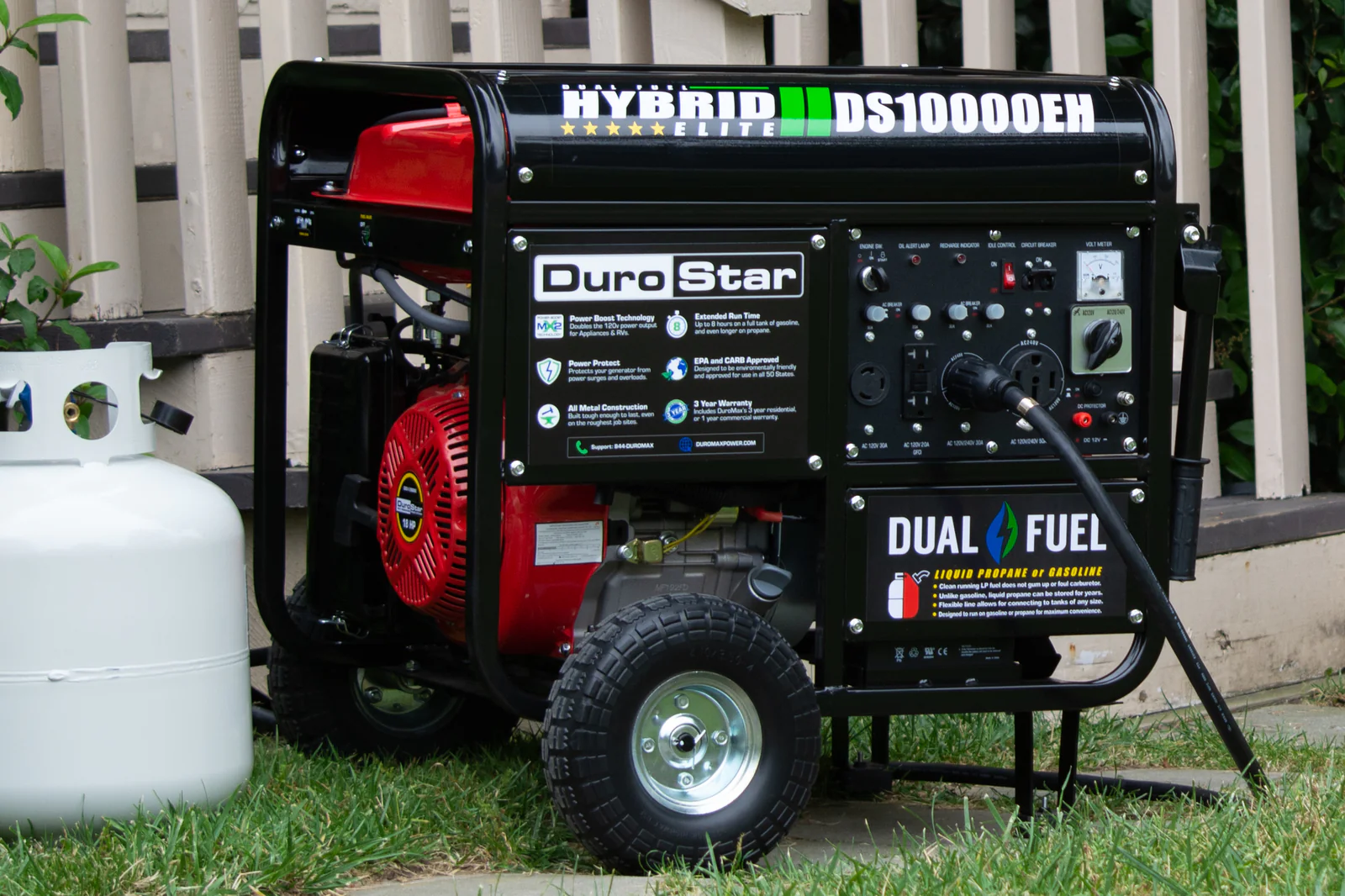10,000 Watt Dual Fuel Portable Generator - Image 13