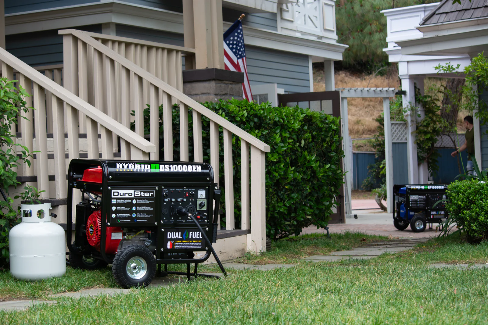 10,000 Watt Dual Fuel Portable Generator - Image 14