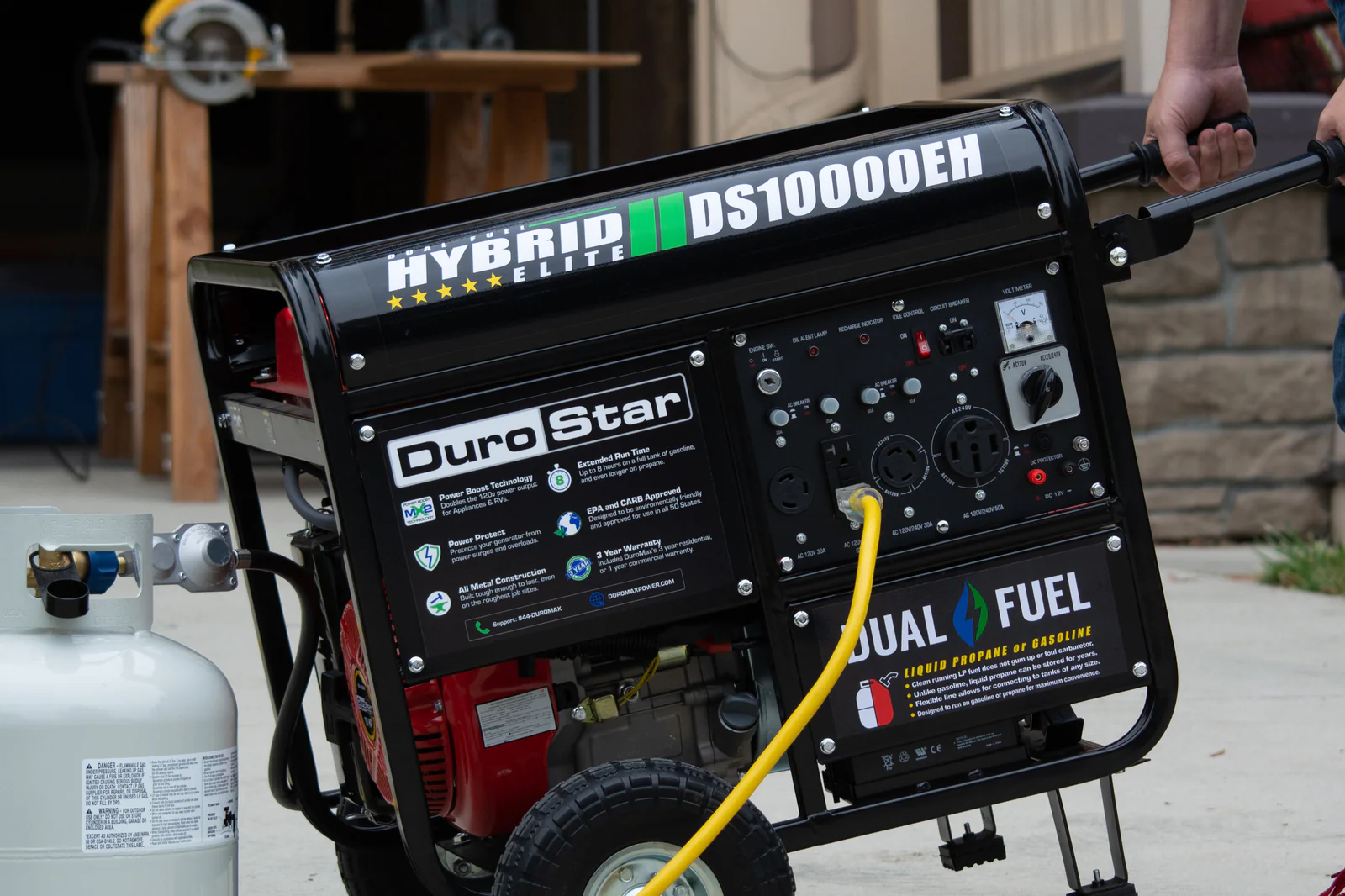 10,000 Watt Dual Fuel Portable Generator - Image 16