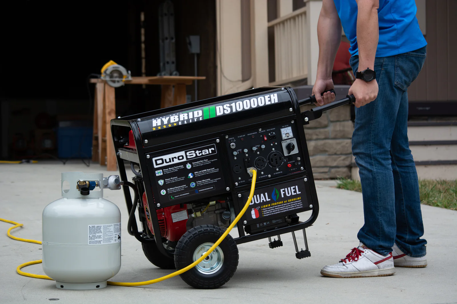 10,000 Watt Dual Fuel Portable Generator - Image 19