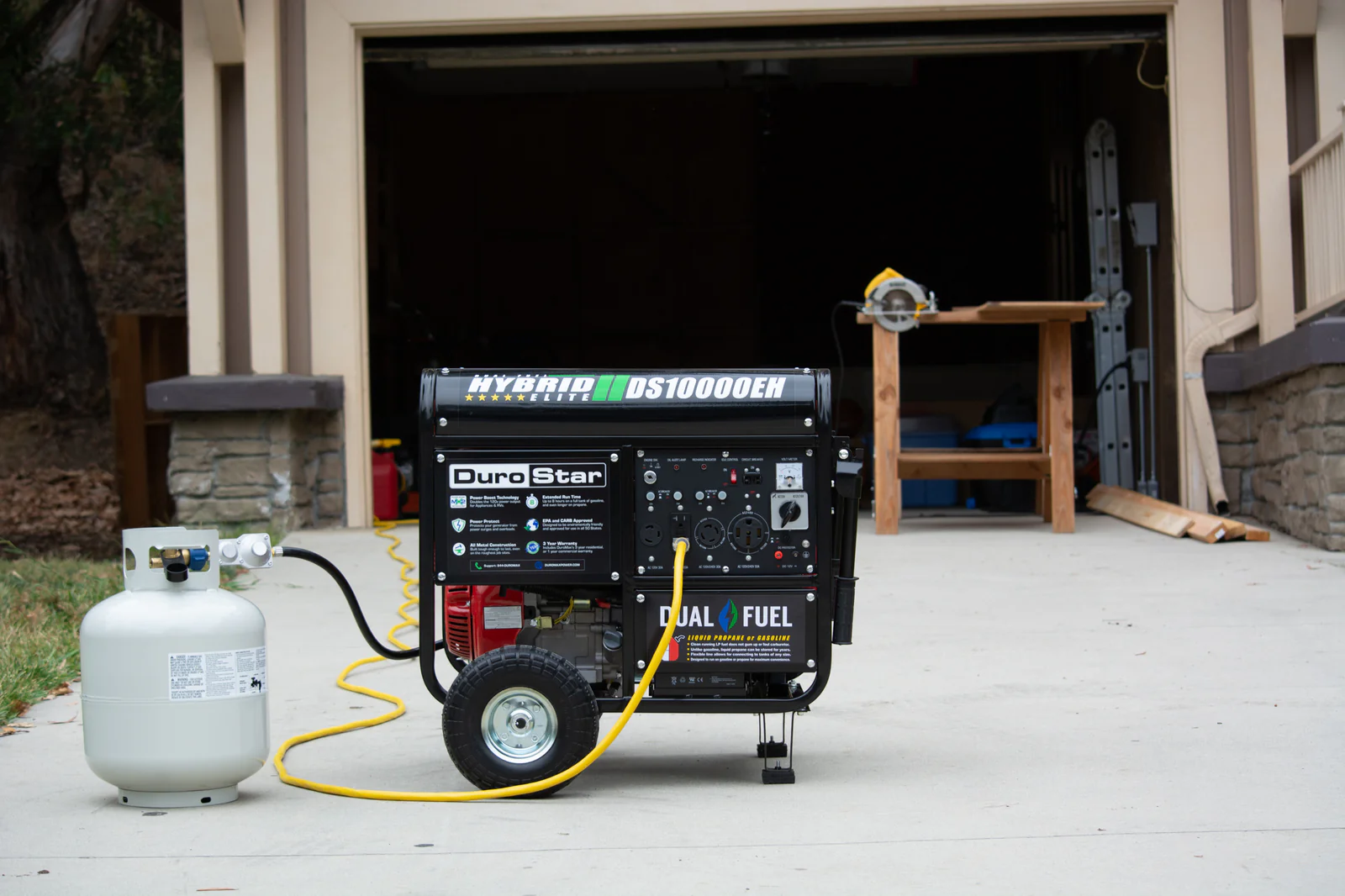 10,000 Watt Dual Fuel Portable Generator - Image 21