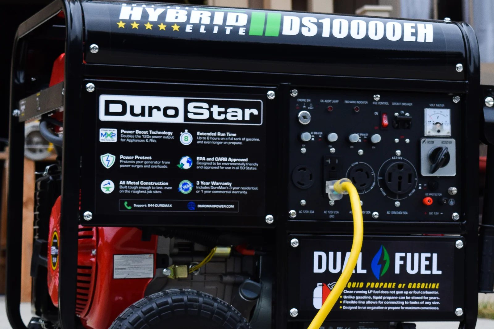 10,000 Watt Dual Fuel Portable Generator - Image 24