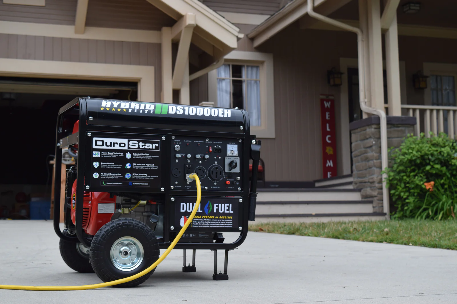 10,000 Watt Dual Fuel Portable Generator - Image 26