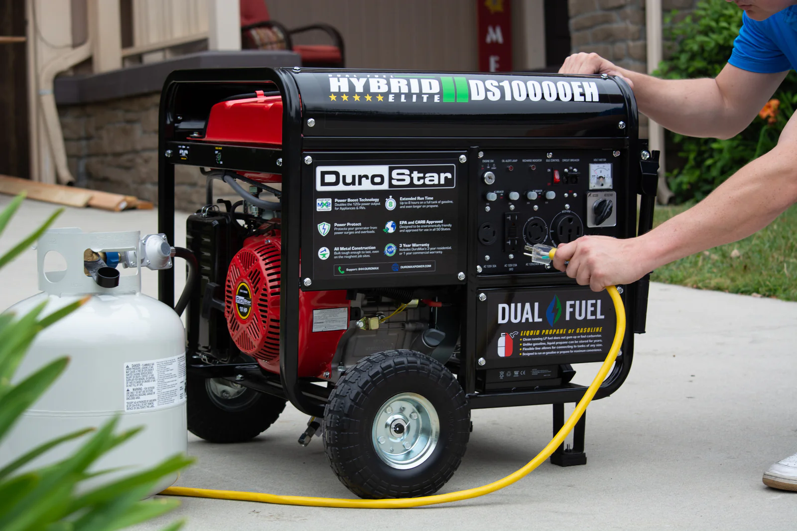10,000 Watt Dual Fuel Portable Generator - Image 27