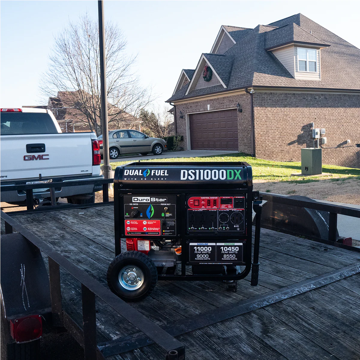 11,000 Watt Dual Fuel Portable Generator w/ CO Alert - Image 10