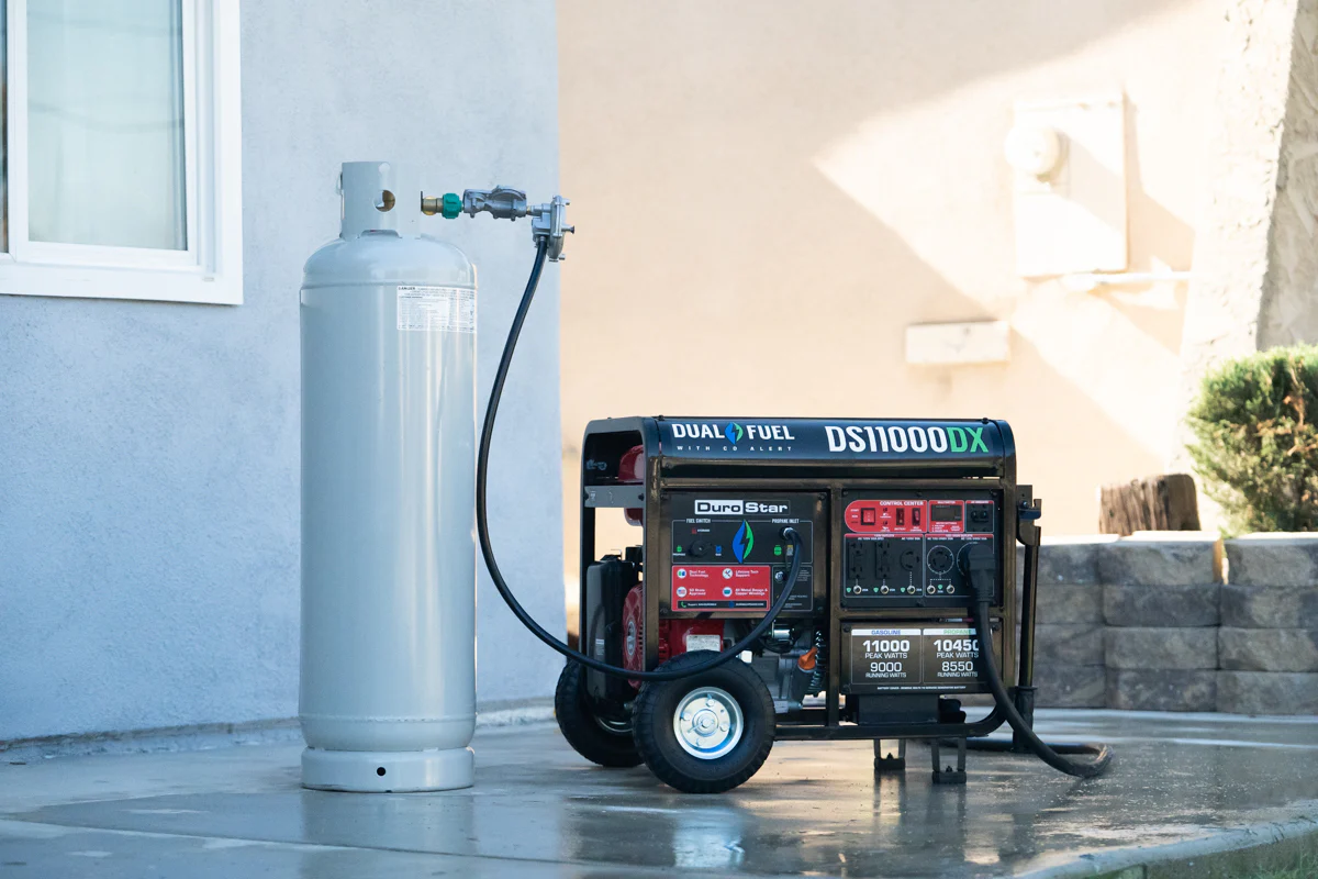 11,000 Watt Dual Fuel Portable Generator w/ CO Alert - Image 17