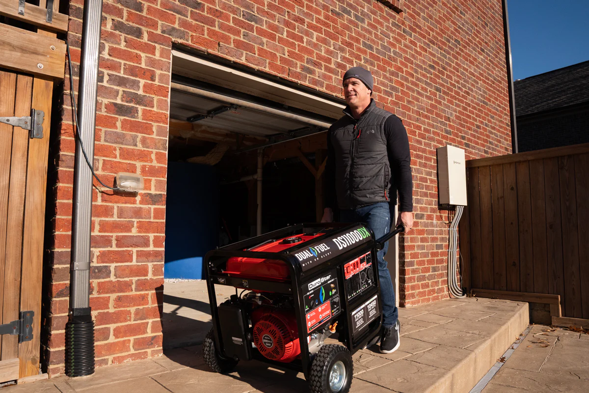 11,000 Watt Dual Fuel Portable Generator w/ CO Alert - Image 21