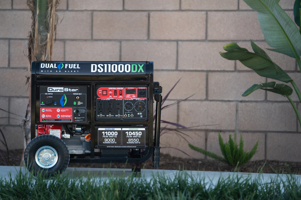 11,000 Watt Dual Fuel Portable Generator w/ CO Alert - Image 25