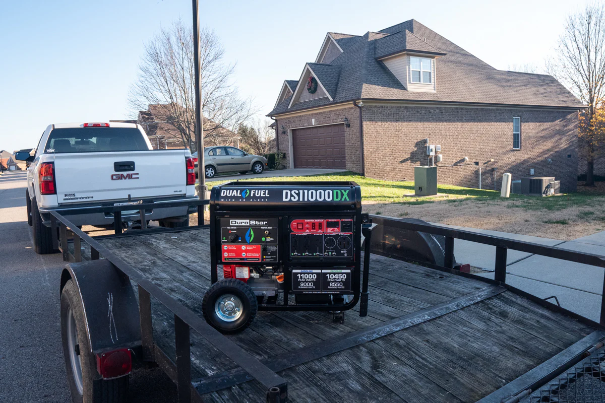 11,000 Watt Dual Fuel Portable Generator w/ CO Alert - Image 26