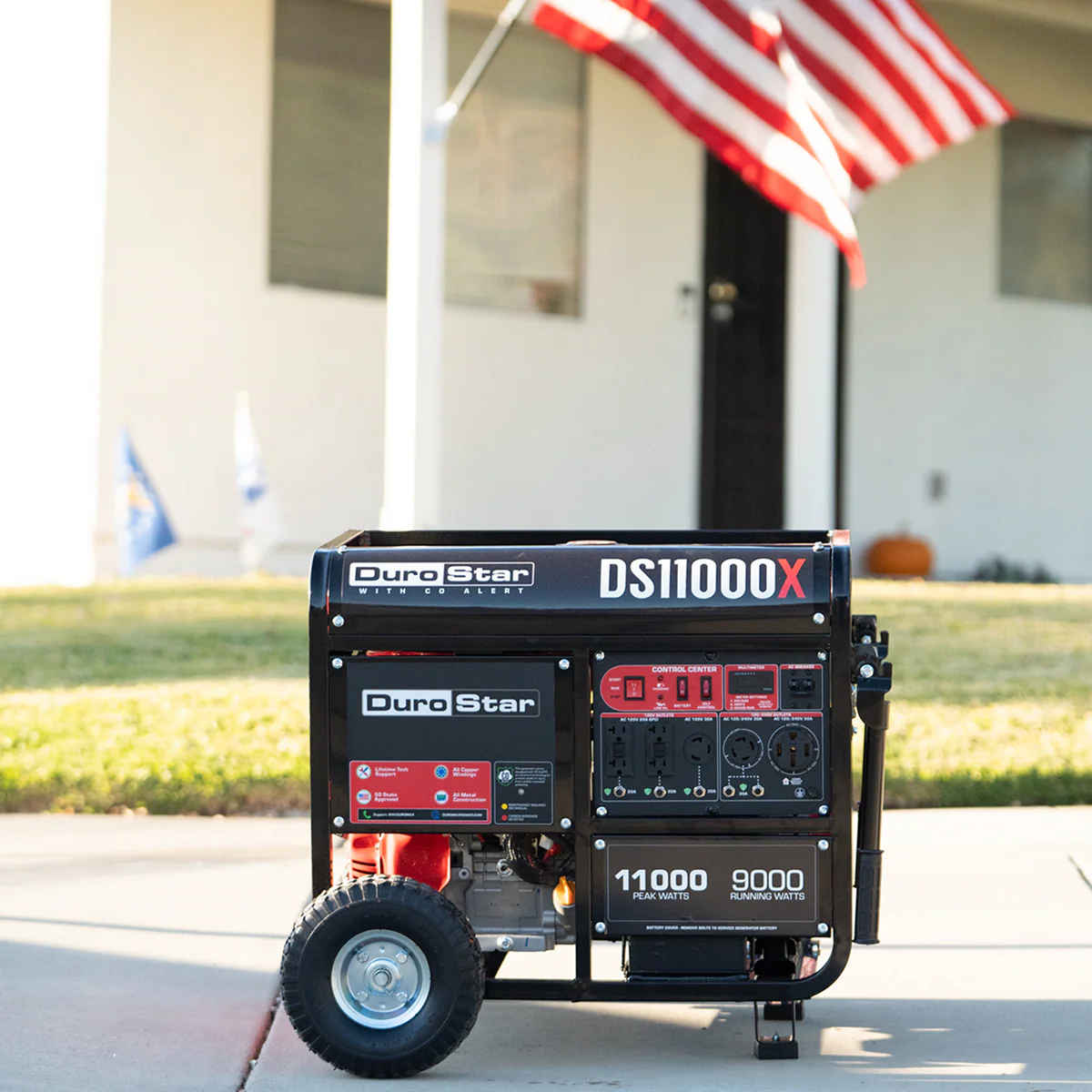 11,000 Watt Gasoline Portable Generator w/ CO Alert - Image 10