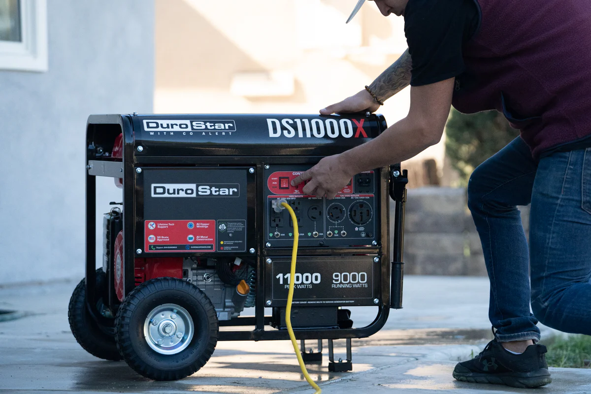 11,000 Watt Gasoline Portable Generator w/ CO Alert - Image 23