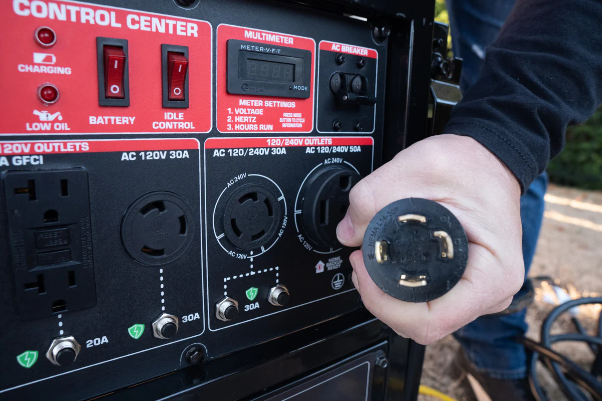 13,000 Watt Dual Fuel Portable Generator w/ CO Alert - Image 13