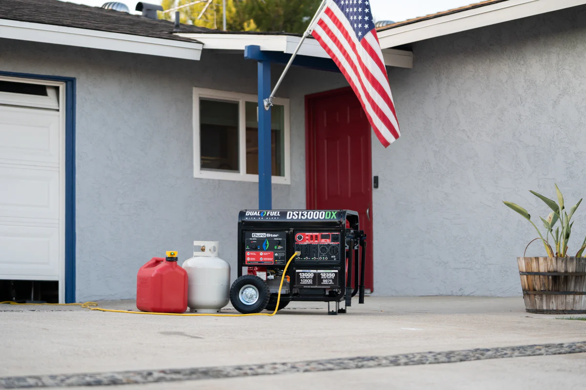 13,000 Watt Dual Fuel Portable Generator w/ CO Alert - Image 16