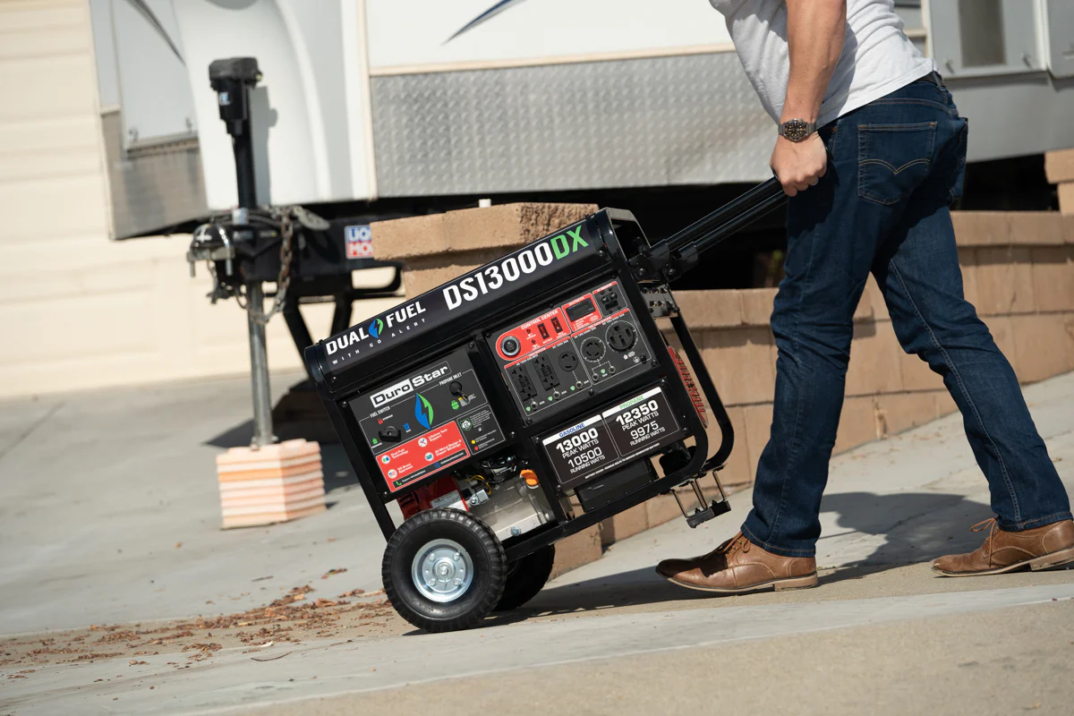 13,000 Watt Dual Fuel Portable Generator w/ CO Alert - Image 21