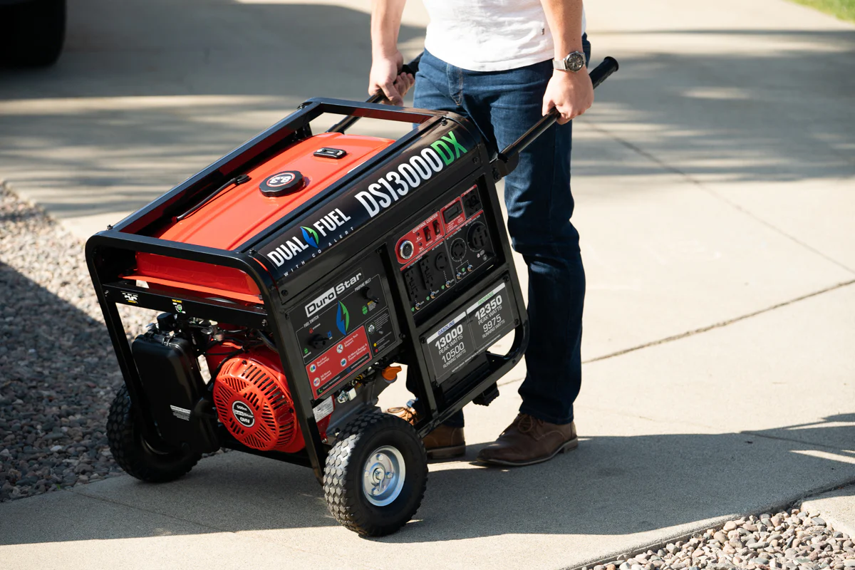 13,000 Watt Dual Fuel Portable Generator w/ CO Alert - Image 23