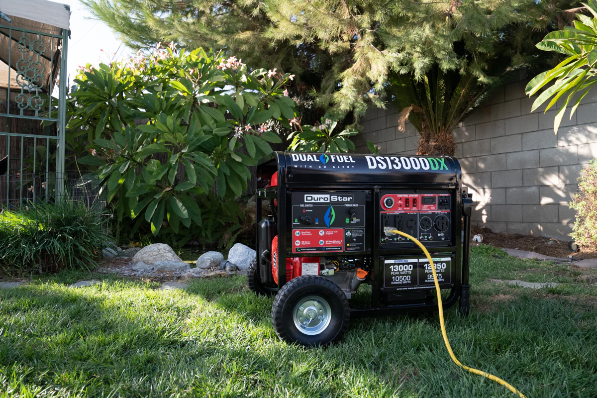13,000 Watt Dual Fuel Portable Generator w/ CO Alert - Image 25