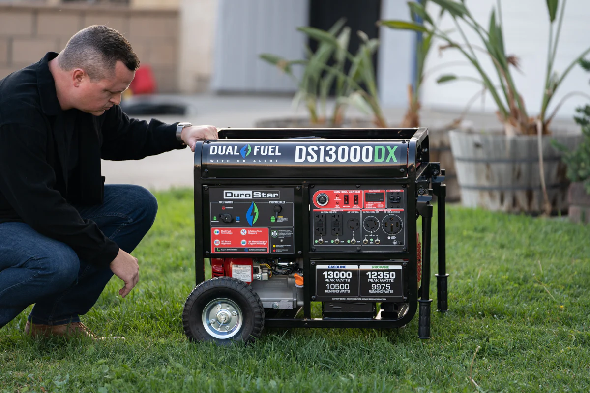 13,000 Watt Dual Fuel Portable Generator w/ CO Alert - Image 27