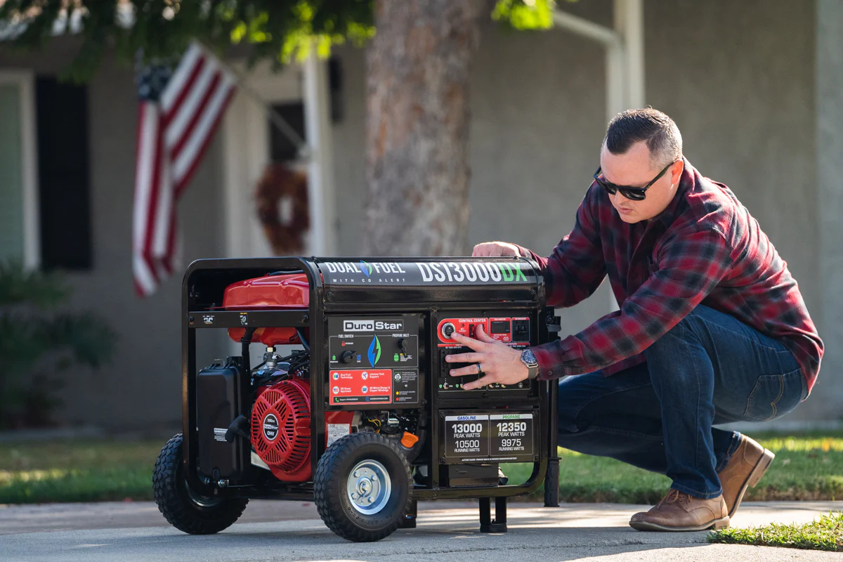 13,000 Watt Dual Fuel Portable Generator w/ CO Alert - Image 32