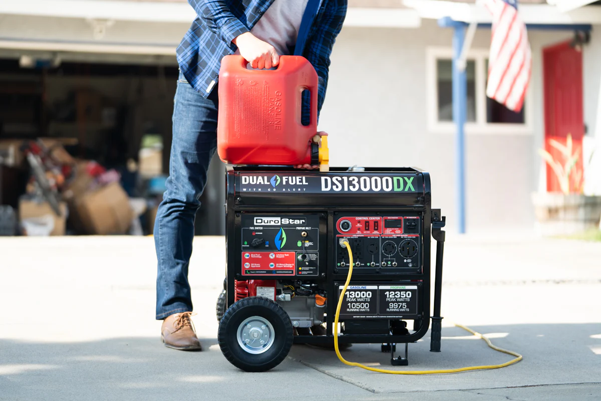 13,000 Watt Dual Fuel Portable Generator w/ CO Alert - Image 33