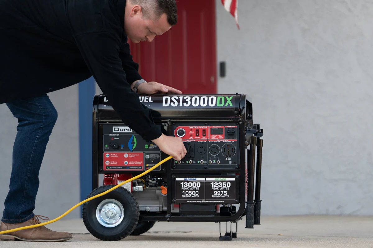 13,000 Watt Dual Fuel Portable Generator w/ CO Alert - Image 35