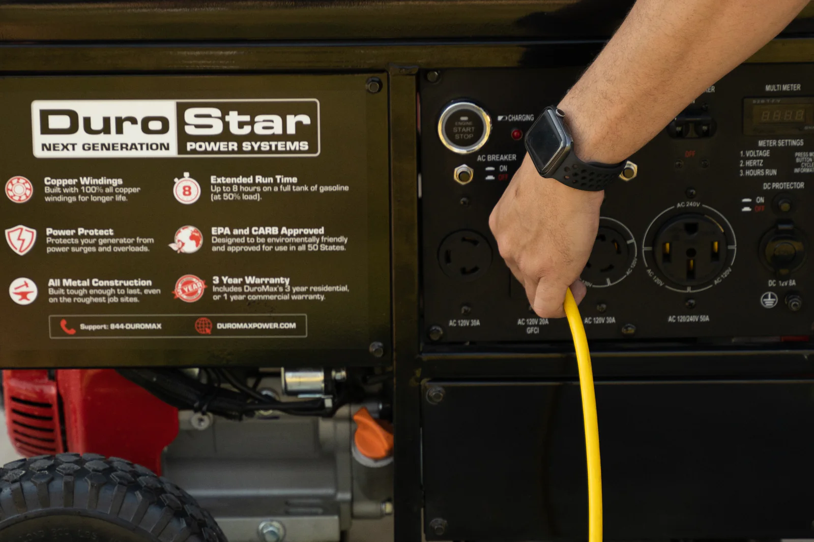 13,000 Watt Gasoline Portable Generator - Image 9
