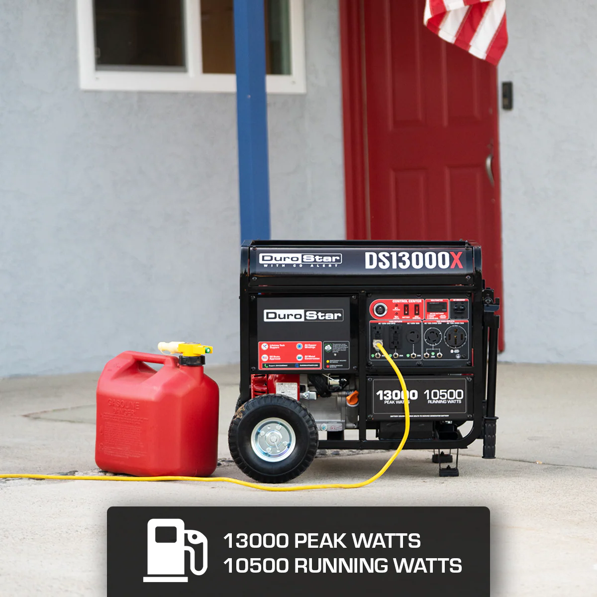 13,000 Watt Gasoline Portable Generator w/ CO Alert - Image 3