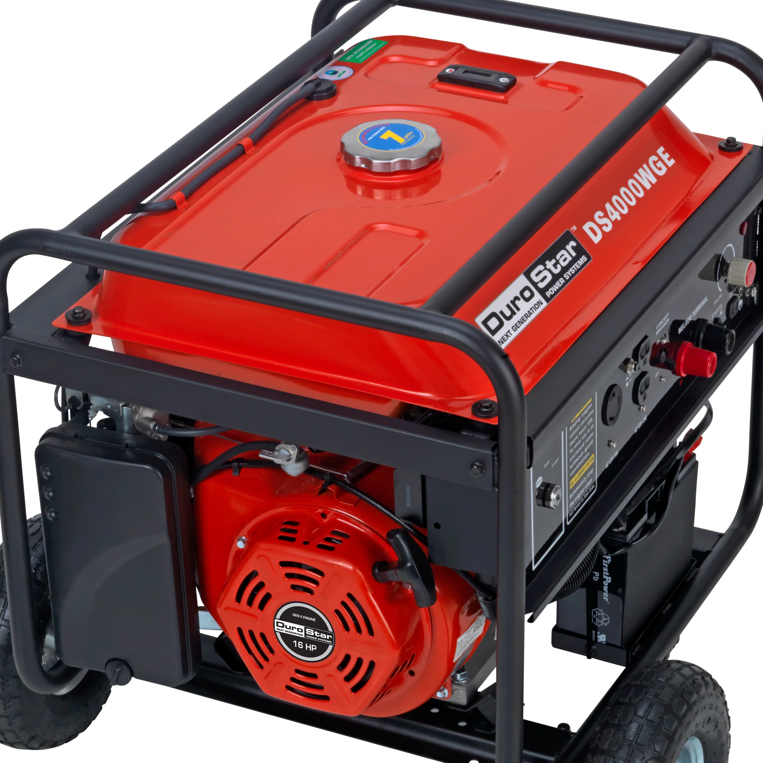 210-Amp Gasoline Portable Welding Generator - Image 6