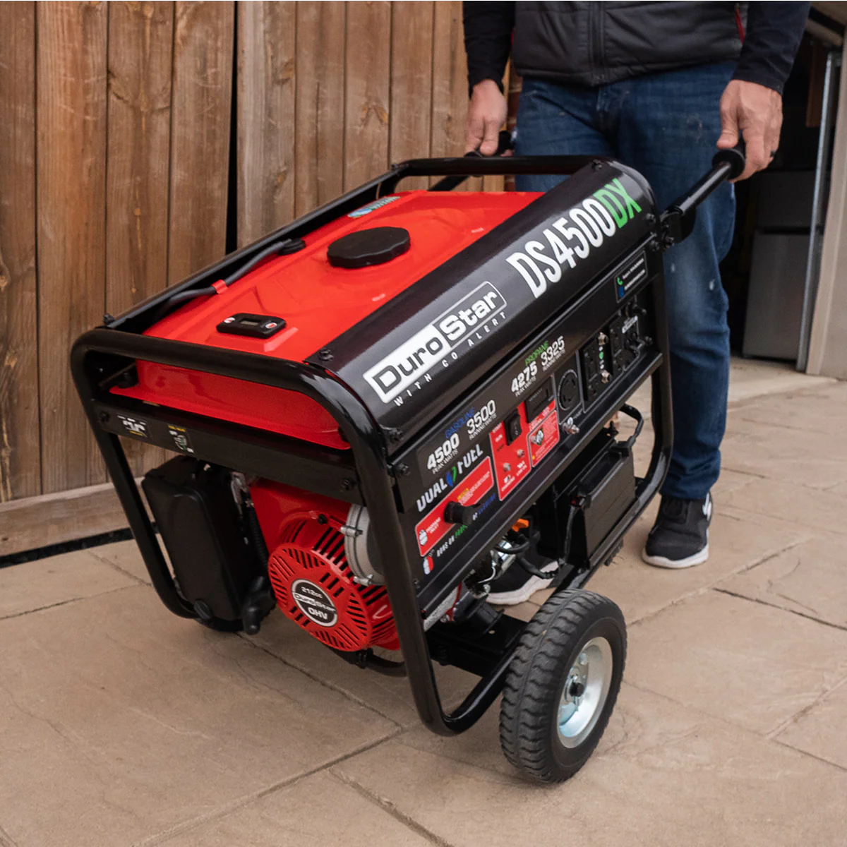 4,500 Watt Dual Fuel Portable Generator w/ CO Alert - Image 11