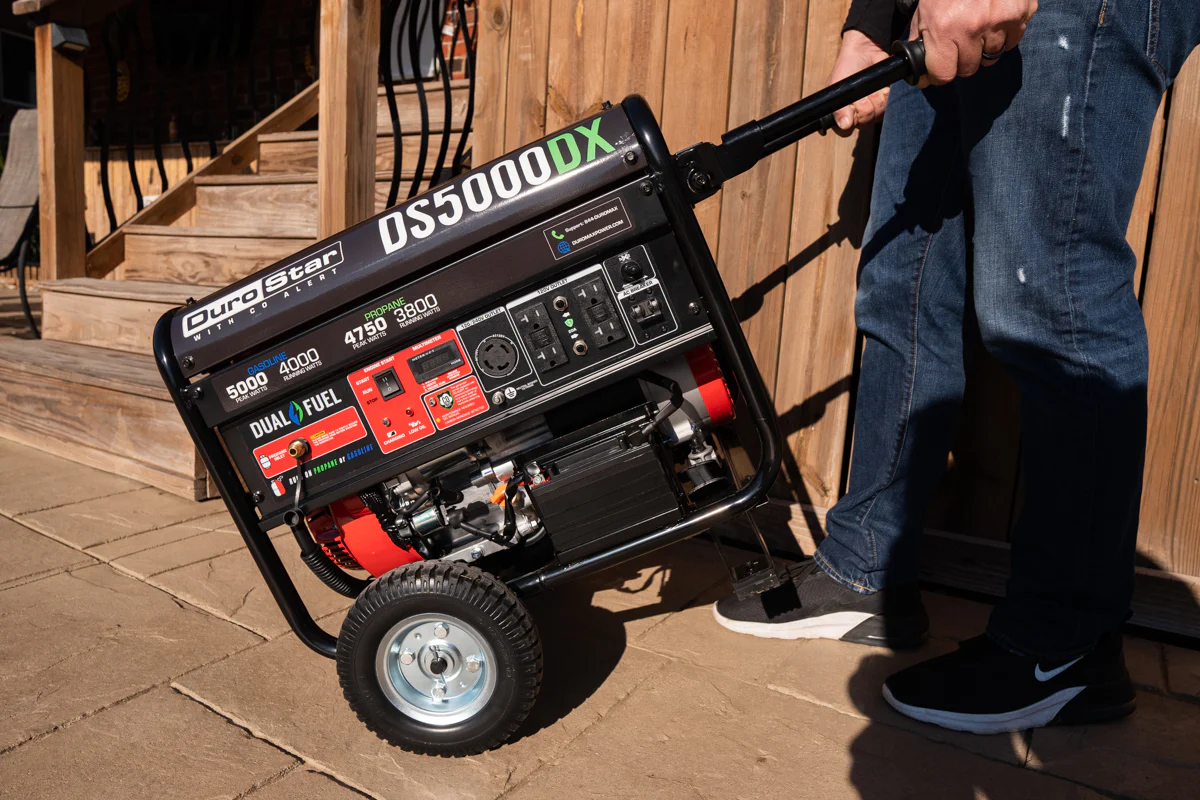 4,500 Watt Dual Fuel Portable Generator w/ CO Alert - Image 20