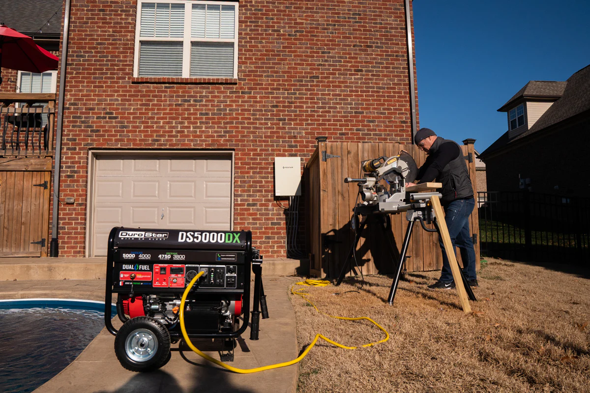 4,500 Watt Dual Fuel Portable Generator w/ CO Alert - Image 21