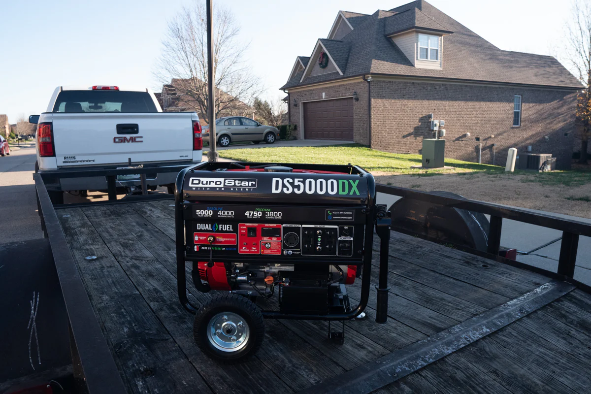 4,500 Watt Dual Fuel Portable Generator w/ CO Alert - Image 22