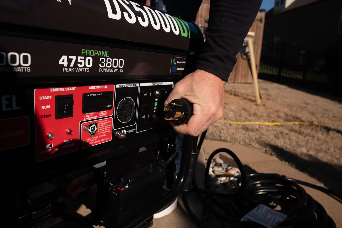 5,000 Watt Dual Fuel Portable Generator w/ CO Alert - Image 16