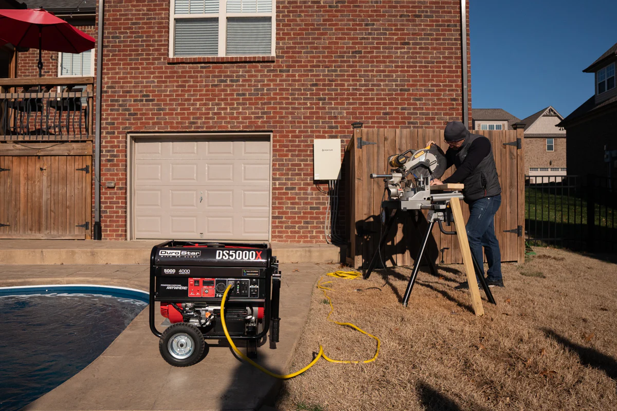 5,000 Watt Gasoline Portable Generator w/ CO Alert - Image 16