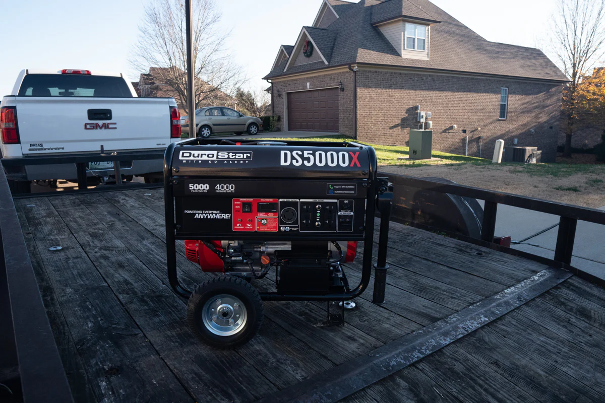 5,000 Watt Gasoline Portable Generator w/ CO Alert - Image 21