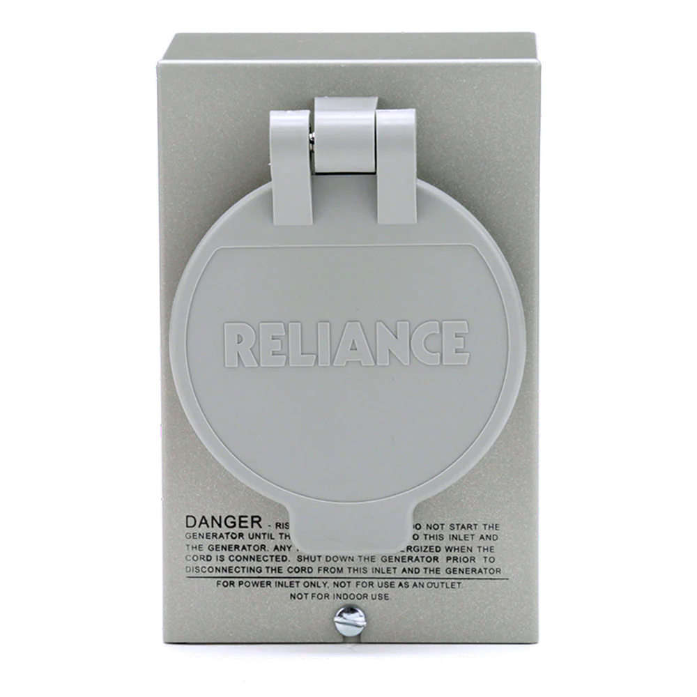 Reliance PB31 3,750-Watt 120V Pro/Tran Generator NEMA 3R Outdoor Power Inlet Box - Image 4