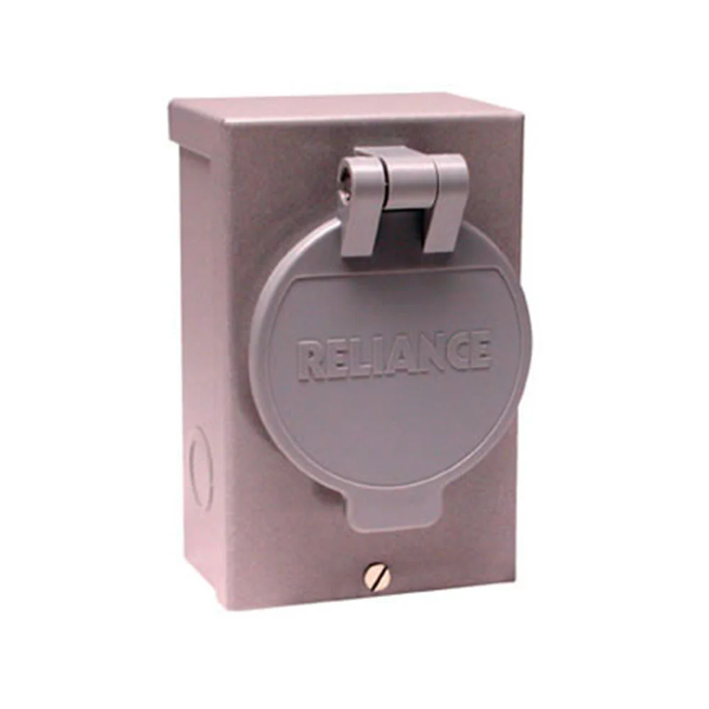 Reliance PB50 50-Amp 12,500-Watt 120/240-Volt Metallic Power Inlet Box - Image 3